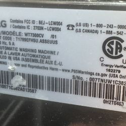 LG Dryer & Washing Set