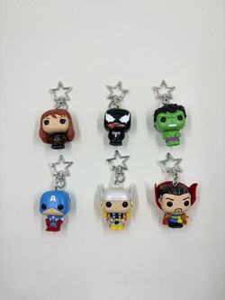 marvel keychains !!