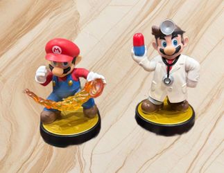 SUPER MÁRIO SMASH BROS. NINTENDO AMIIBO 2 figures