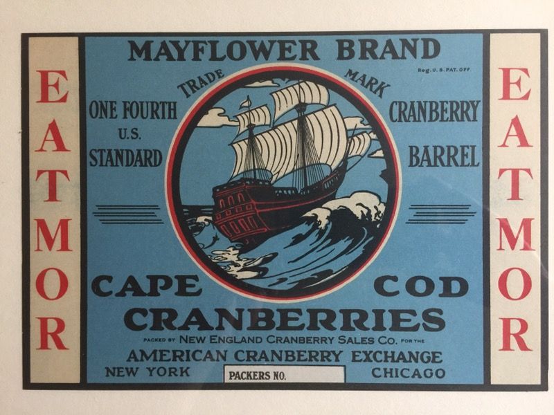 Vintage Mayflower Brand Packers Label Picture