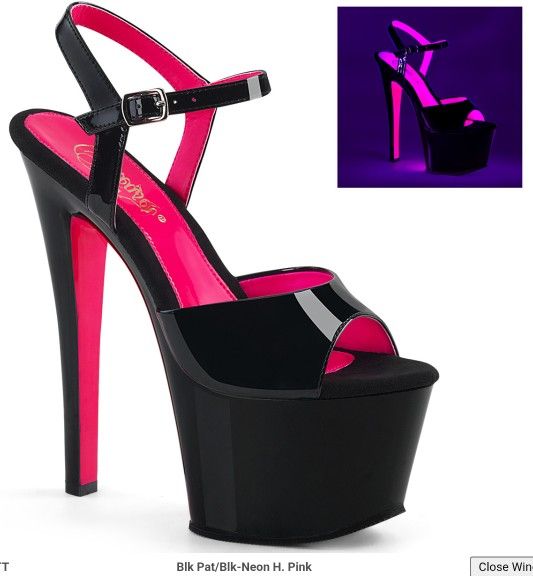 Stilettos By Pleaser Sexy Than Ever Heels🔥
Size: 5-10
Heel: 7"