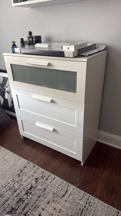 One Ikea white dresser