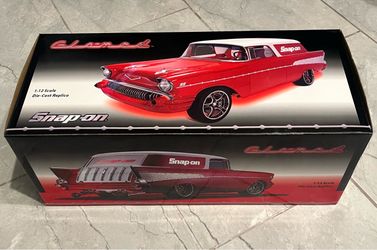 Snap-On 1:12 Scale Die-Cast Replica Chevy Glo-mad Crown Premium Stock Rare Highly Detailed