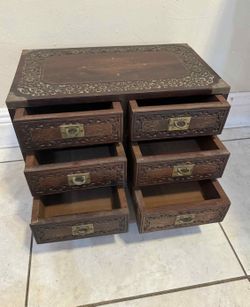 Antique Anglo Indian Brass Chest