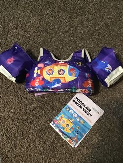 Purple toddler swim vest
