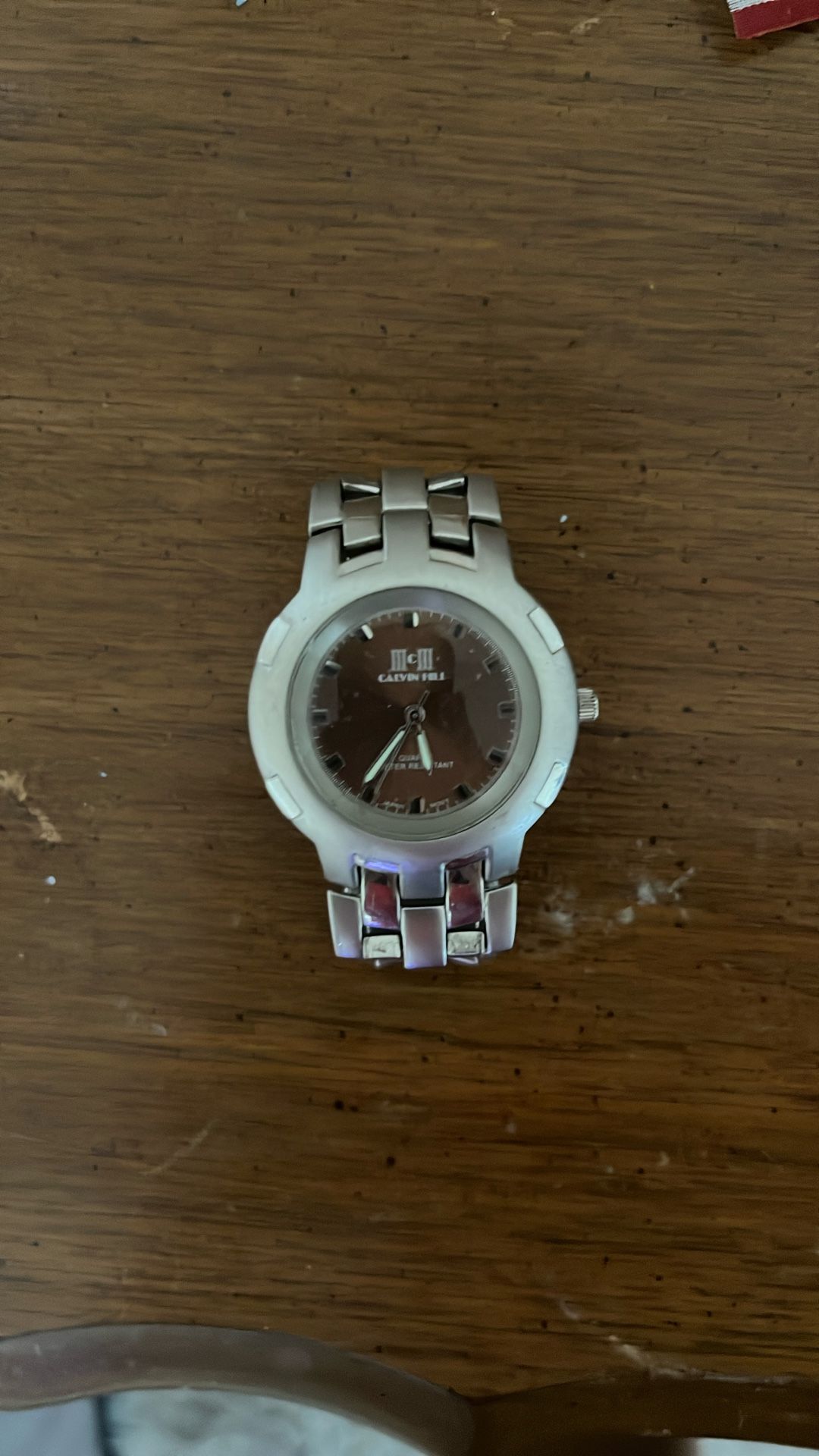 Calvin Hill Quartz Silver Watch