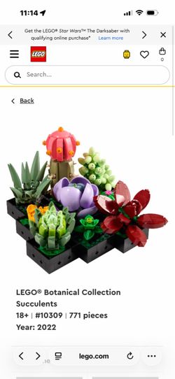 Lego Botanical Succulent Set