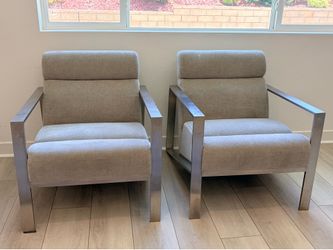 MOVING SALE CORONA SITTING GREY CHAIR