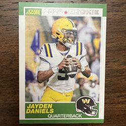 Jayden Daniels Rookie Card Rc Rare NFL Washington Commanders