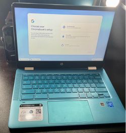 HP Chromebook Laptop – Teal