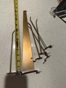 Slat wall brackets and hooks
