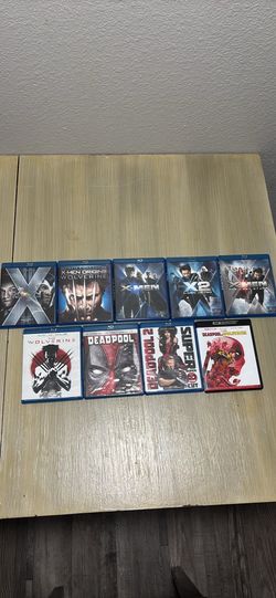 X- men, Wolverine & Deadpool movies Lot