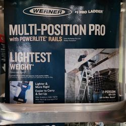 Werner Multi Position Pro 5 In 1 Ladder
