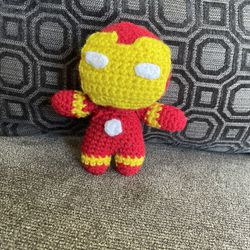 Crochet Small Iron Man Plushy