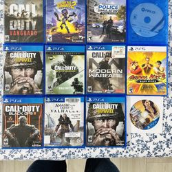Playstation 5 Games And PlayStation 4 Games ( Used , Tested Working )  Read Description)