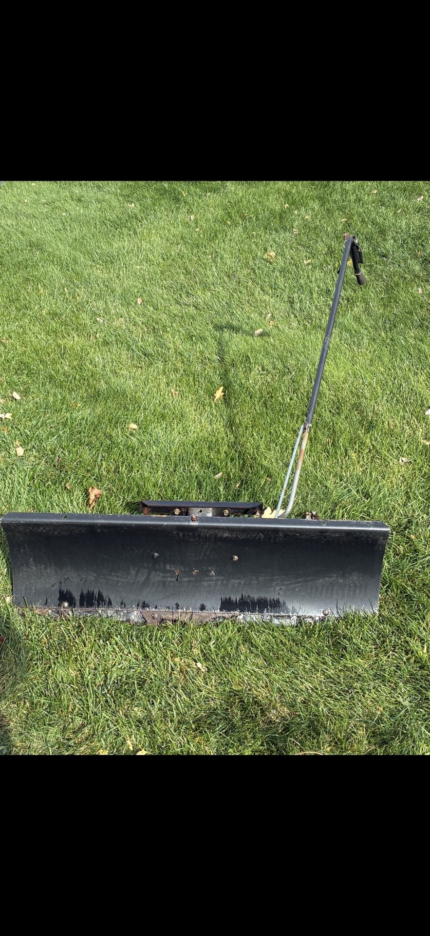 Snow Plow For Rider Mower