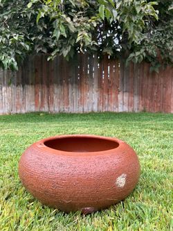 Stan Bitters Hans Sumpf Terracotta Hose Pot Signed HSC Mid Century Modern 22"