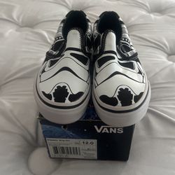 Star Wars Stormtrooper Vans Kids Size 12