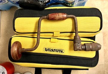 VINTAGE BIT BRACE HAND CRANK DRILL