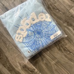 Blue Sp5der hoodie