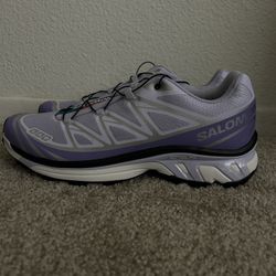 Salomon XT-6 purple trainers