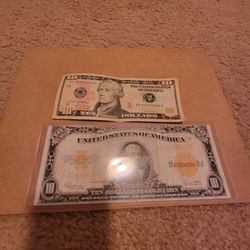  $10 Gold Certificate