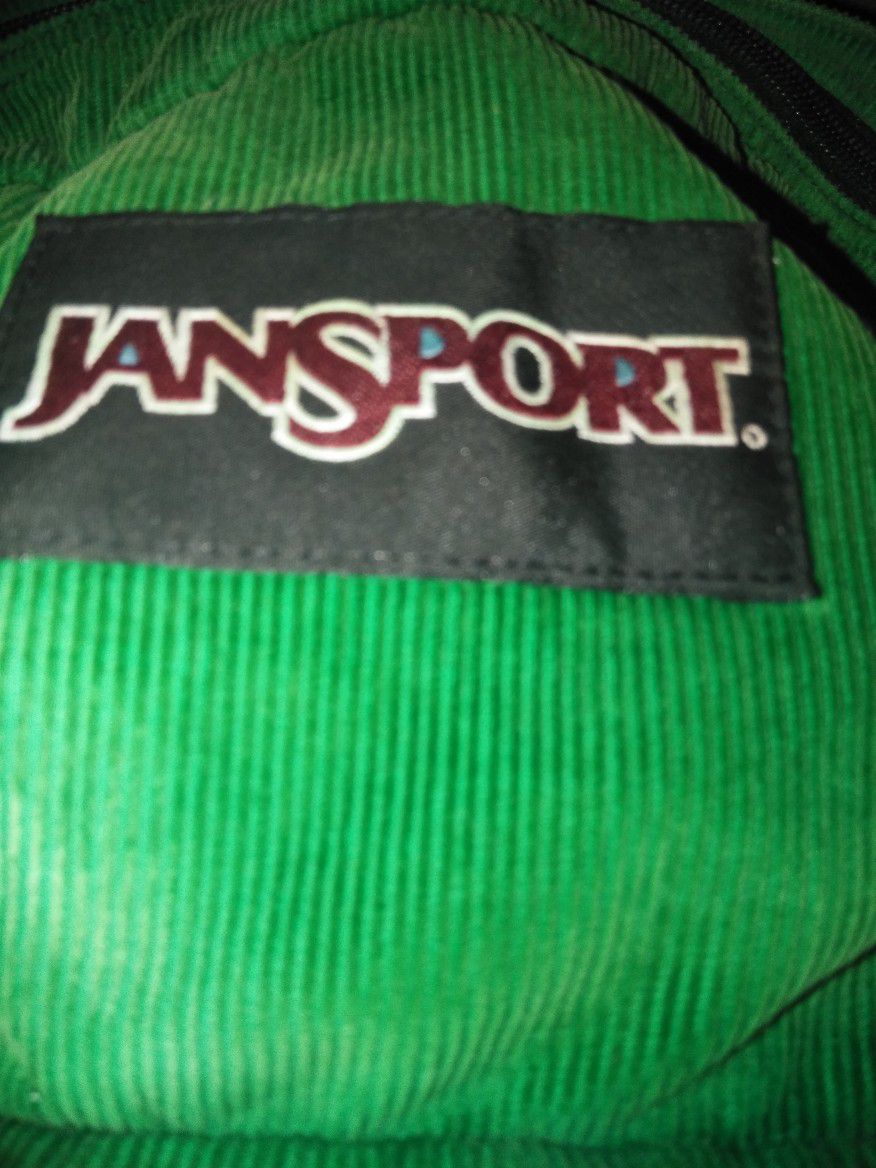 Nice Green Collaroid JanSport Backpack