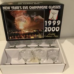 Box Of Millennium Champagne Glasses Box Of 7