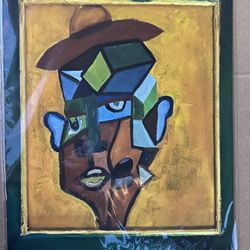 “El granjero” abstract painting