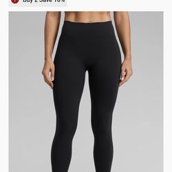 Size small black workout pants Secretsculpt™ Plus No Front Seam Legging 25''