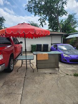 Picnic Table And Bar