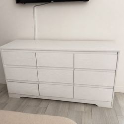 White dresser