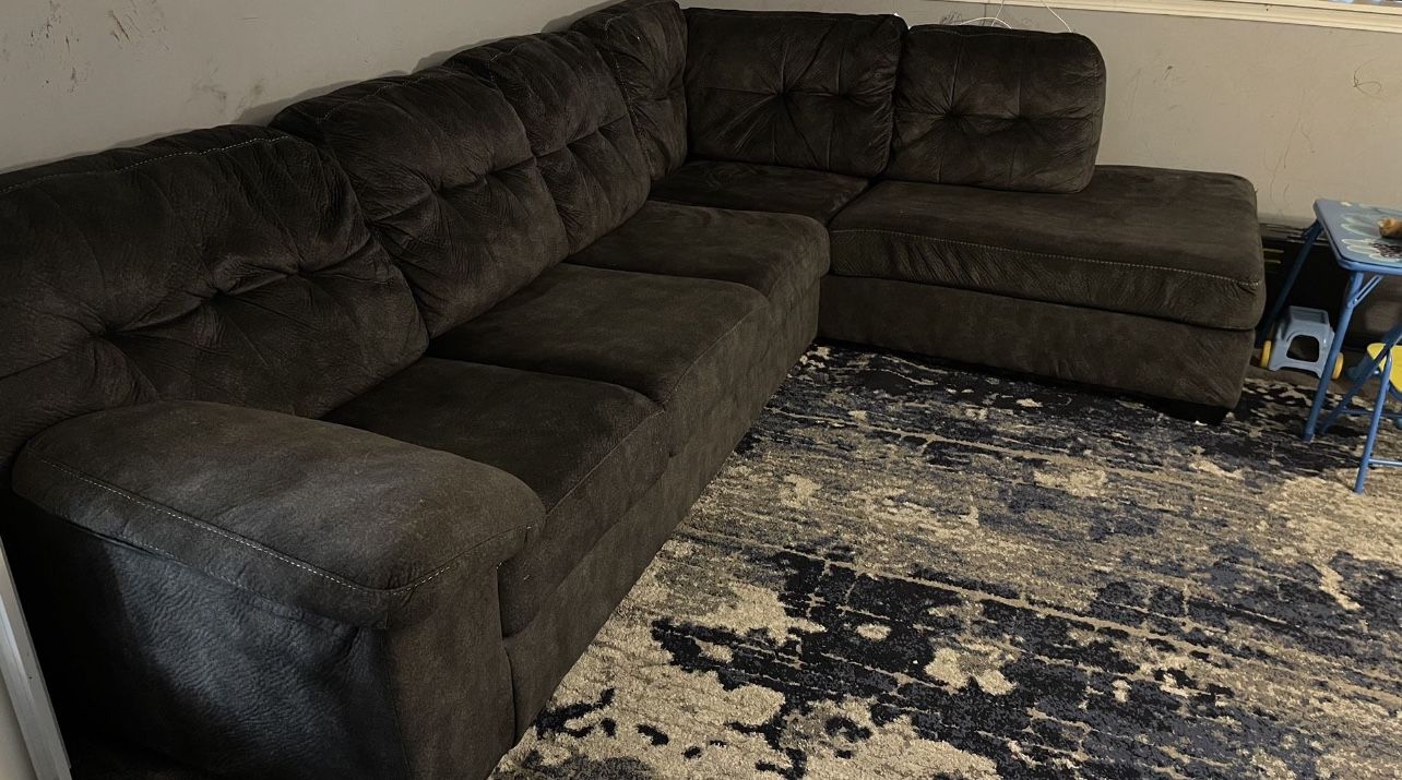  2-Piece Sectional L Shaped Couch