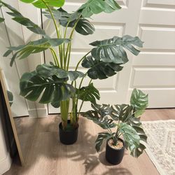 Faux Monstera Plants
