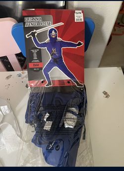 Hello, custom blue ninja avenger Deluxe Size Small 6 -8