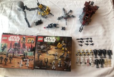 LEGO Star Wars Clone Trooper Battle Packs (100% Complete w/ Minifigures)