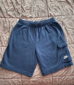 blue Nike shorts