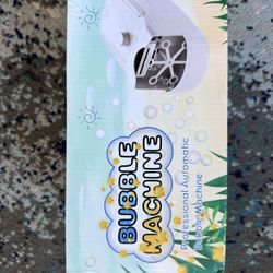 Bubble Machine With Bubble Liquid 