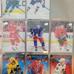 2025-26 Upper Deck Hockey Rookie Card Lot Of 8