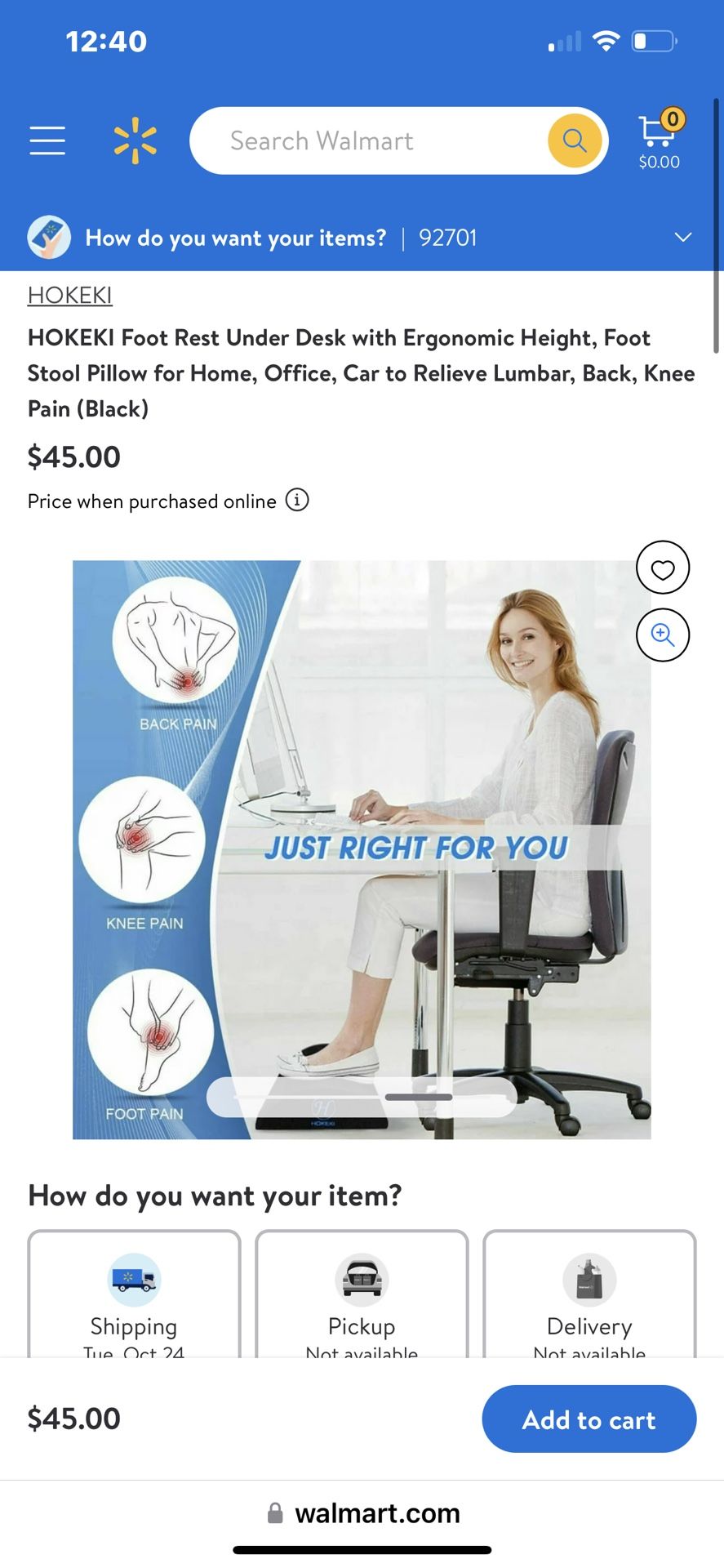 Hokeki foot rest sale