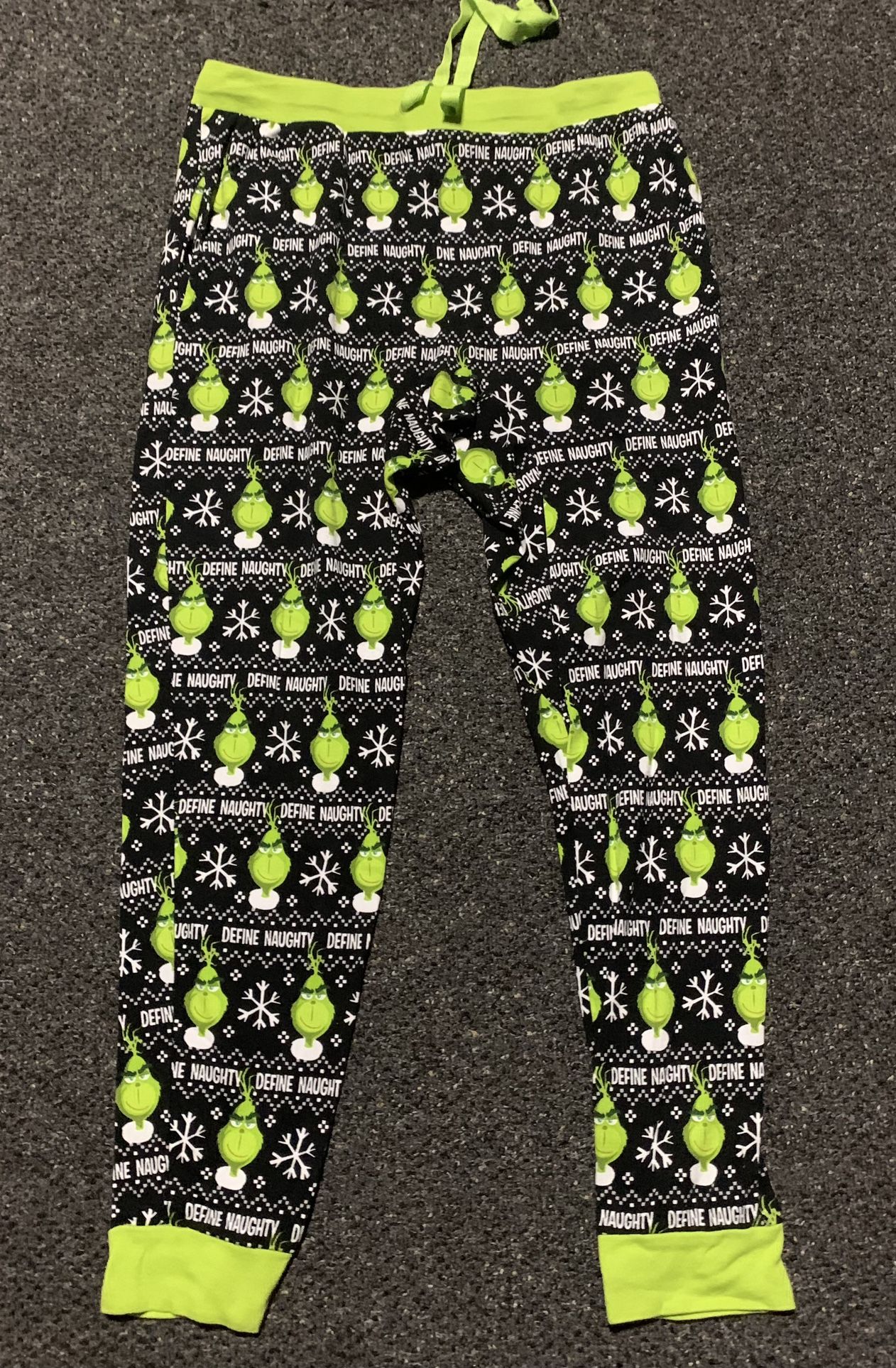 The Grinch mens size XL cotton Christmas pajama pants
