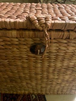 Large rattan basket