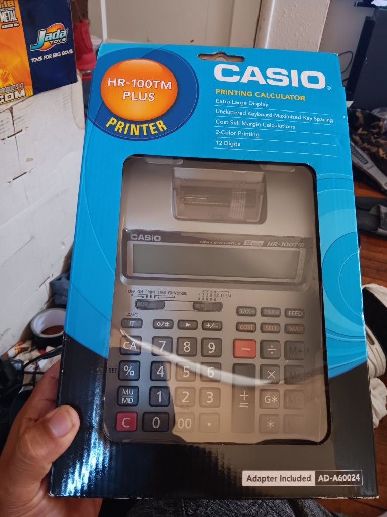 Casio HR-100TM PLUS printer Caldculator
