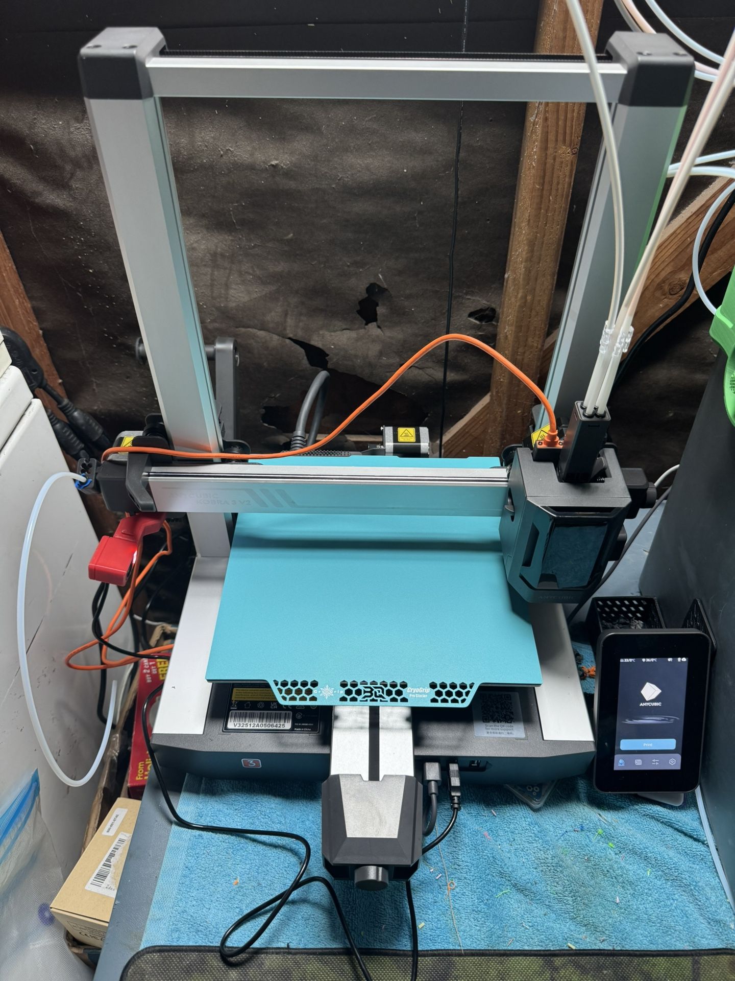 Anycubic Kobra 3 V2 Combo – Like New (Multi-Color 3D Printer)