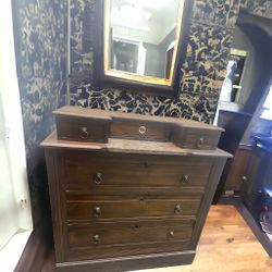 Eastlake Style Dresser With Marble Slab