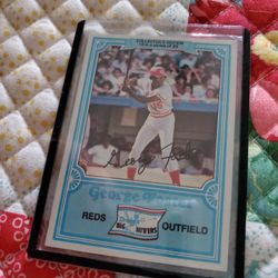 Cincinnati Reds George Foster 1981 Topps Drake's Big Hitters Card 