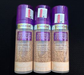 (3x) NEW - Covergirl Simply Ageless Skin Perfector Essence, Light-Medium #30