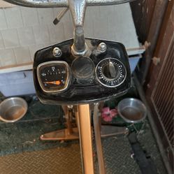 Stationary SCHWINN bike large seat, adjustable handlebars very sturdy