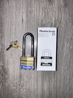 Master lock with keys