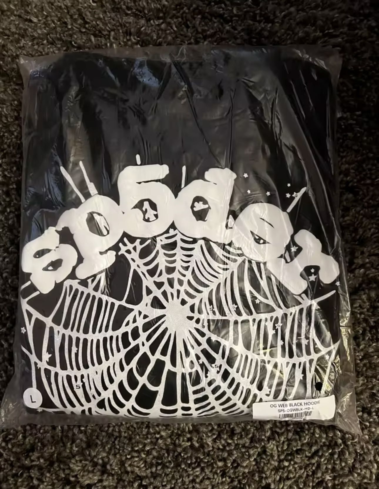 Sp5der Hoodies Black